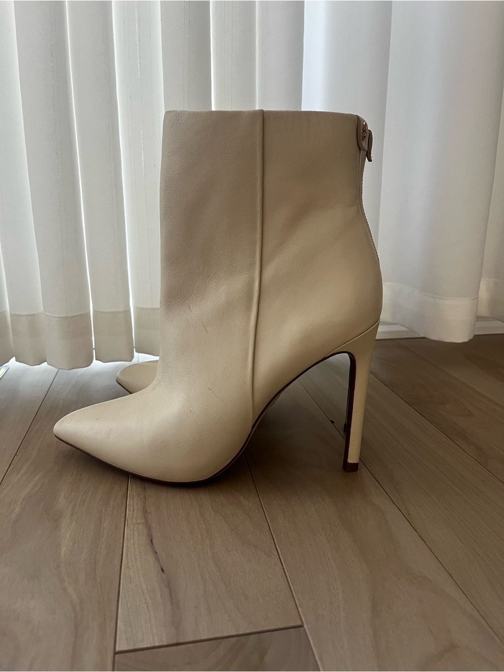 White Ankle Boots